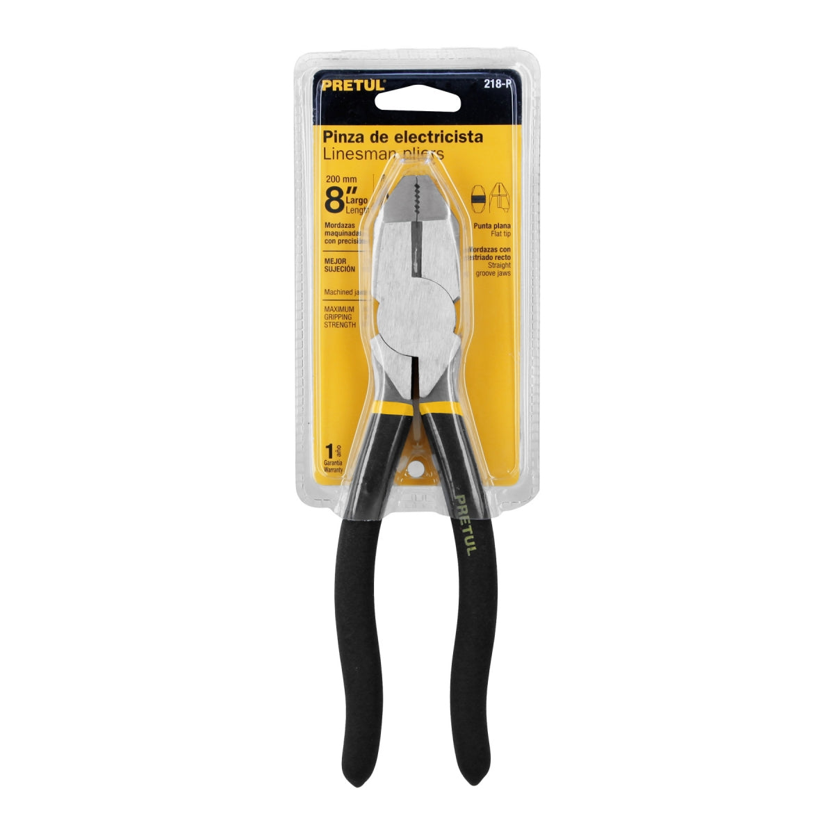 Pinza electricista 8" SKU:'22606