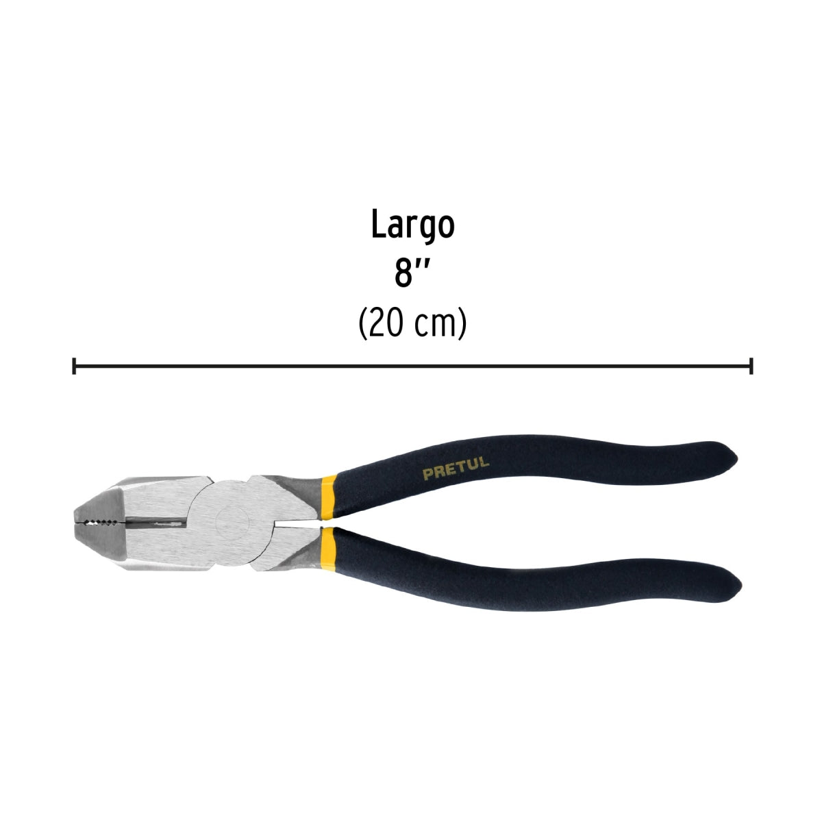 Pinza electricista 8" SKU:'22606