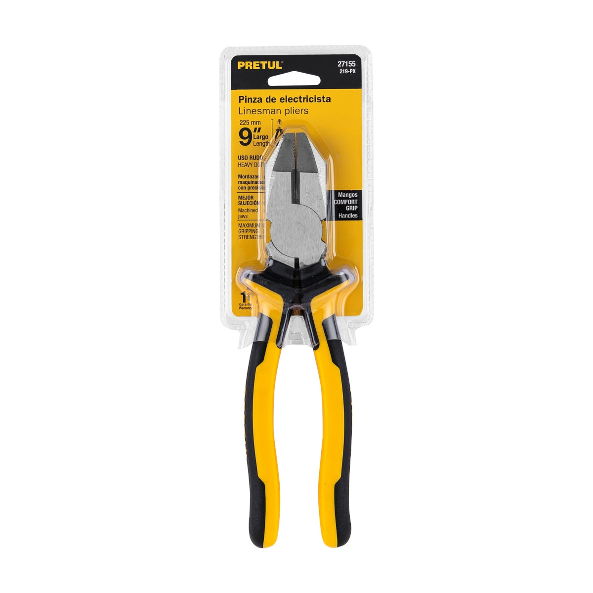 Pinza electricista 9" Comfort Grip SKU:'27155