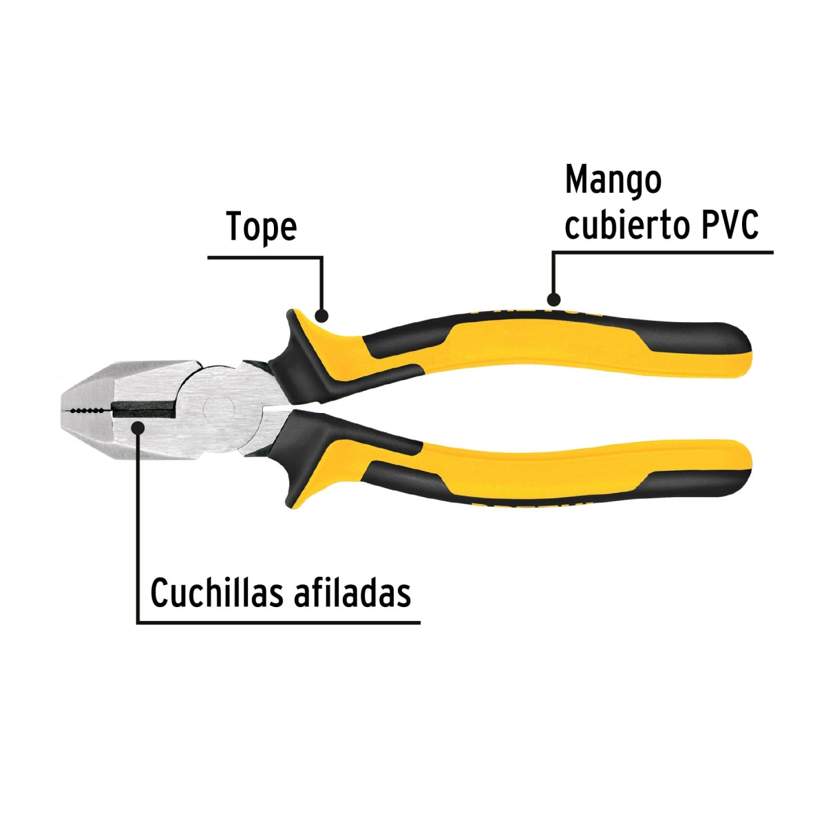 Pinza electricista 9" Comfort Grip SKU:'27155