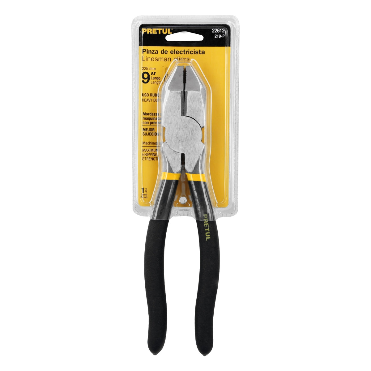 Pinza electricista 9" SKU:'22612