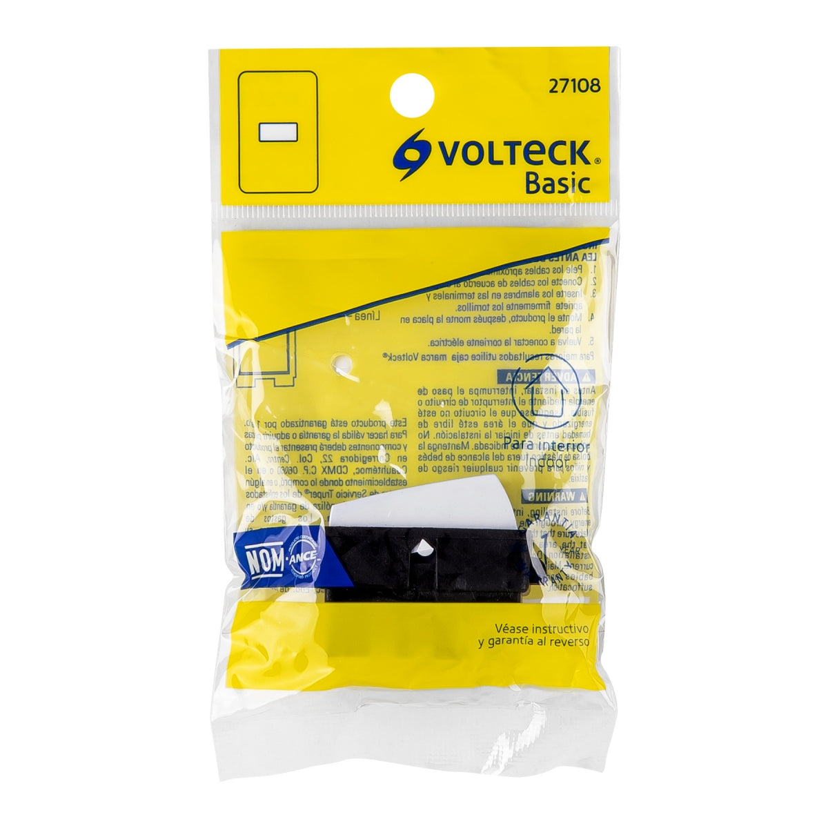 Interruptor sencillo (Basic) SKU:'27108