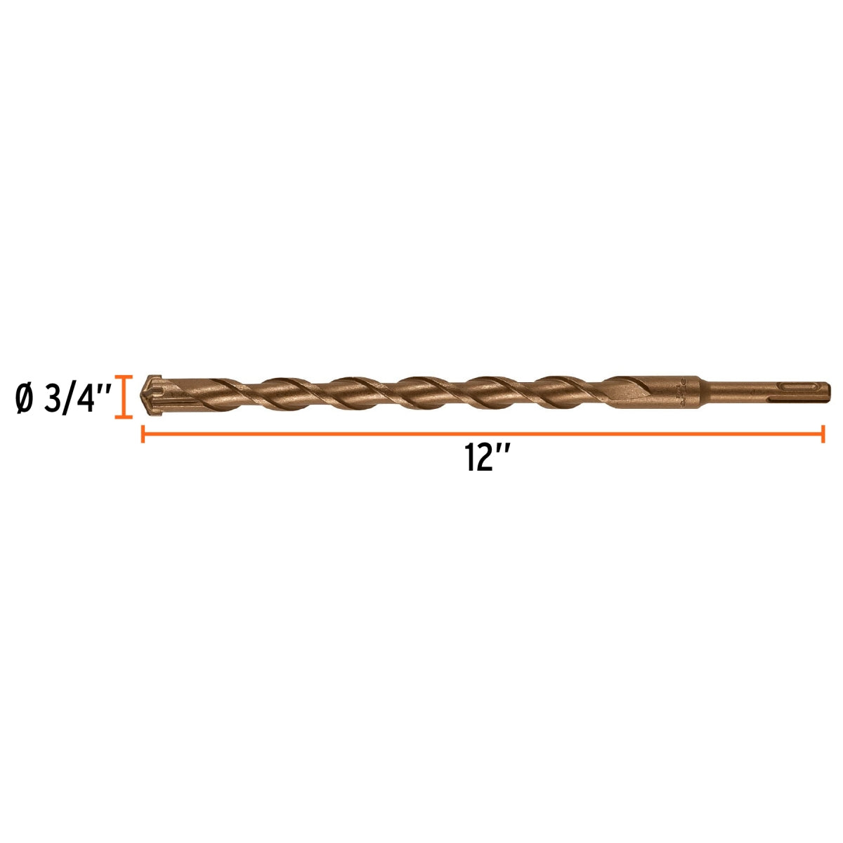 Broca SDS p/concreto 3/4" x 12" SKU:'11287