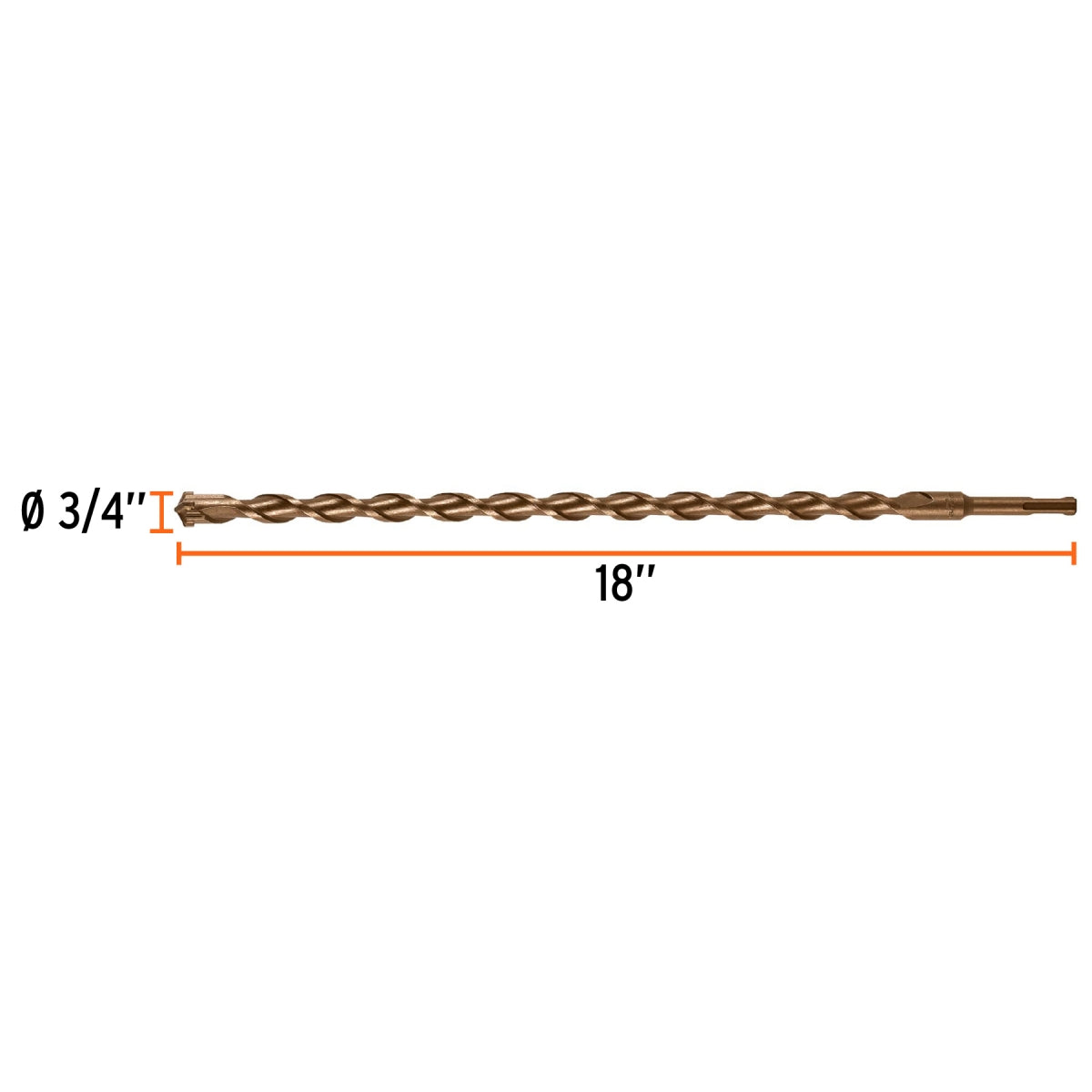 Broca SDS p/concreto 3/4" x 18" SKU:'11267