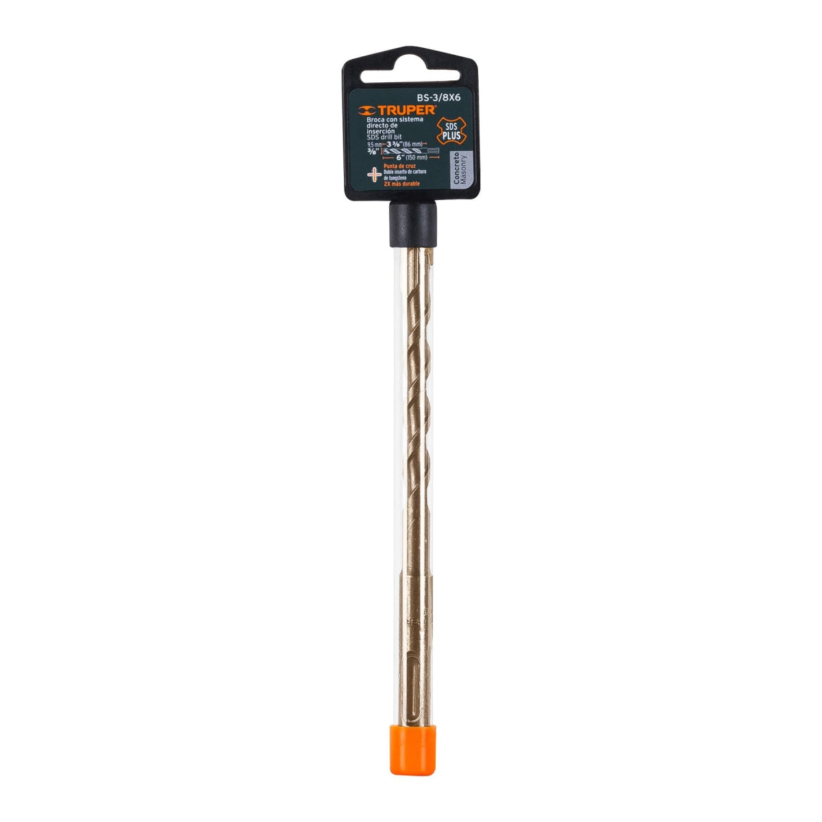 Broca SDS p/concreto 3/8" x 6" SKU:'11272