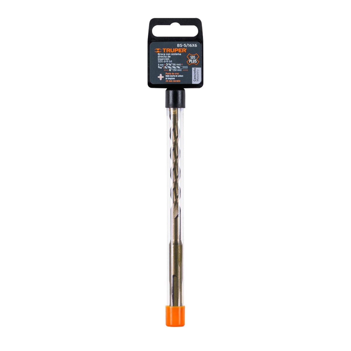 Broca SDS p/concreto 5/16" x 6" SKU:'11269