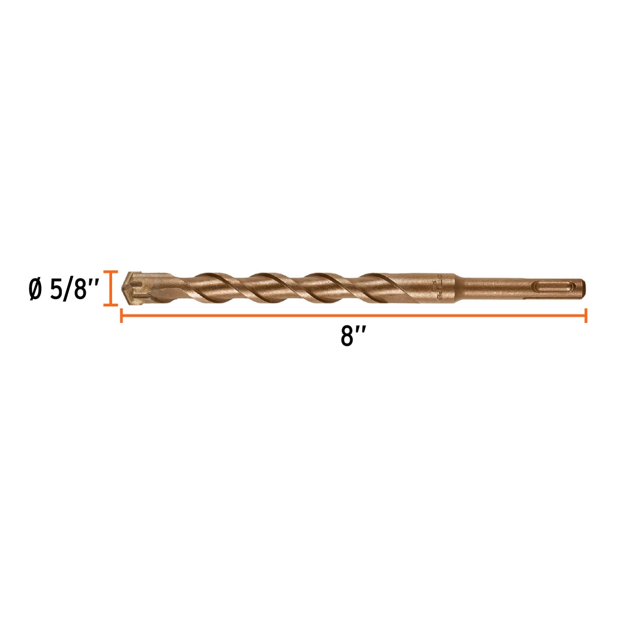 Broca SDS p/concreto 5/8" x 8" SKU:'11284
