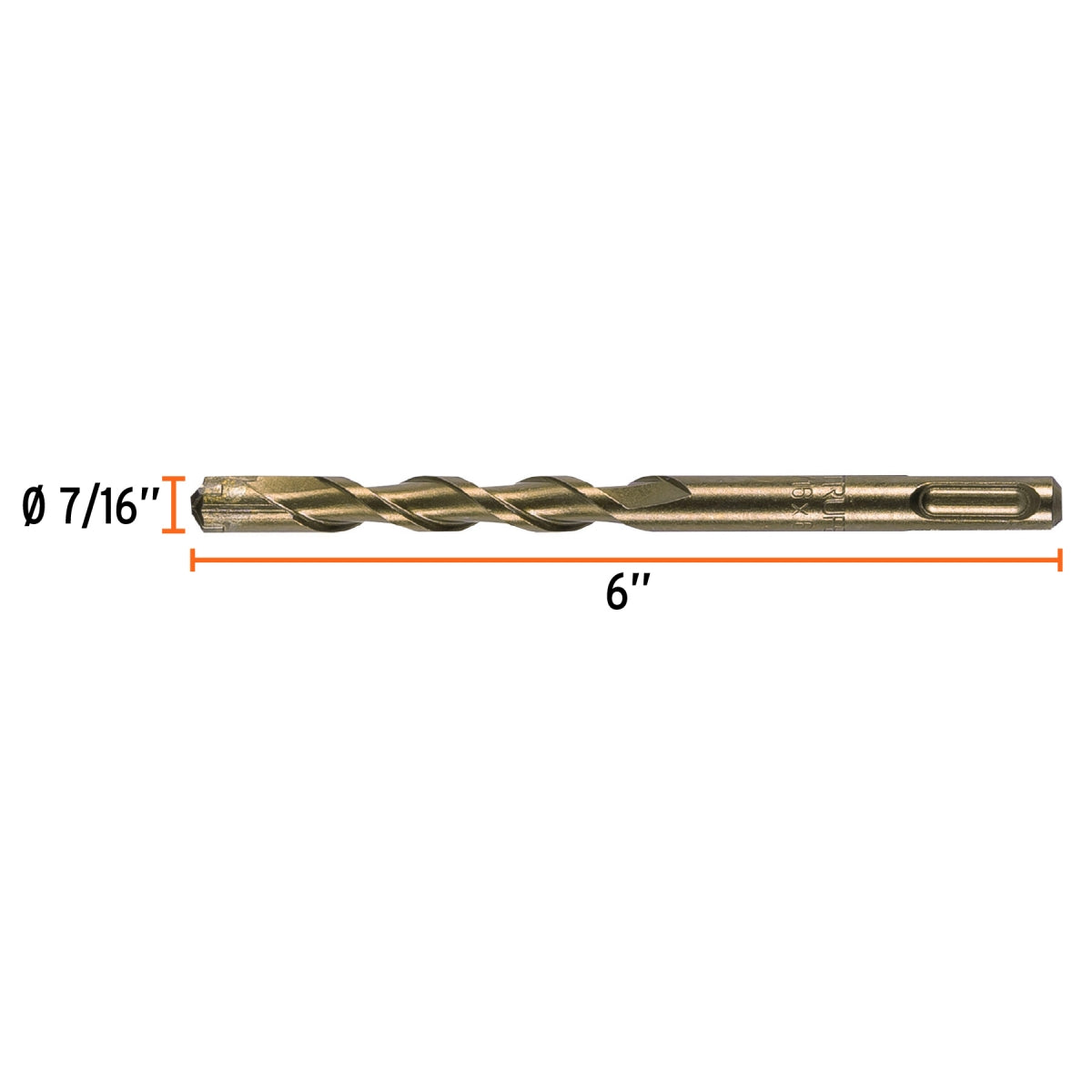 Broca SDS p/concreto 7/16" x 6" SKU:'11278