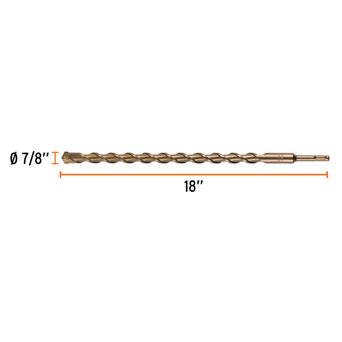 Broca SDS p/concreto 7/8" x 18" SKU:'11260