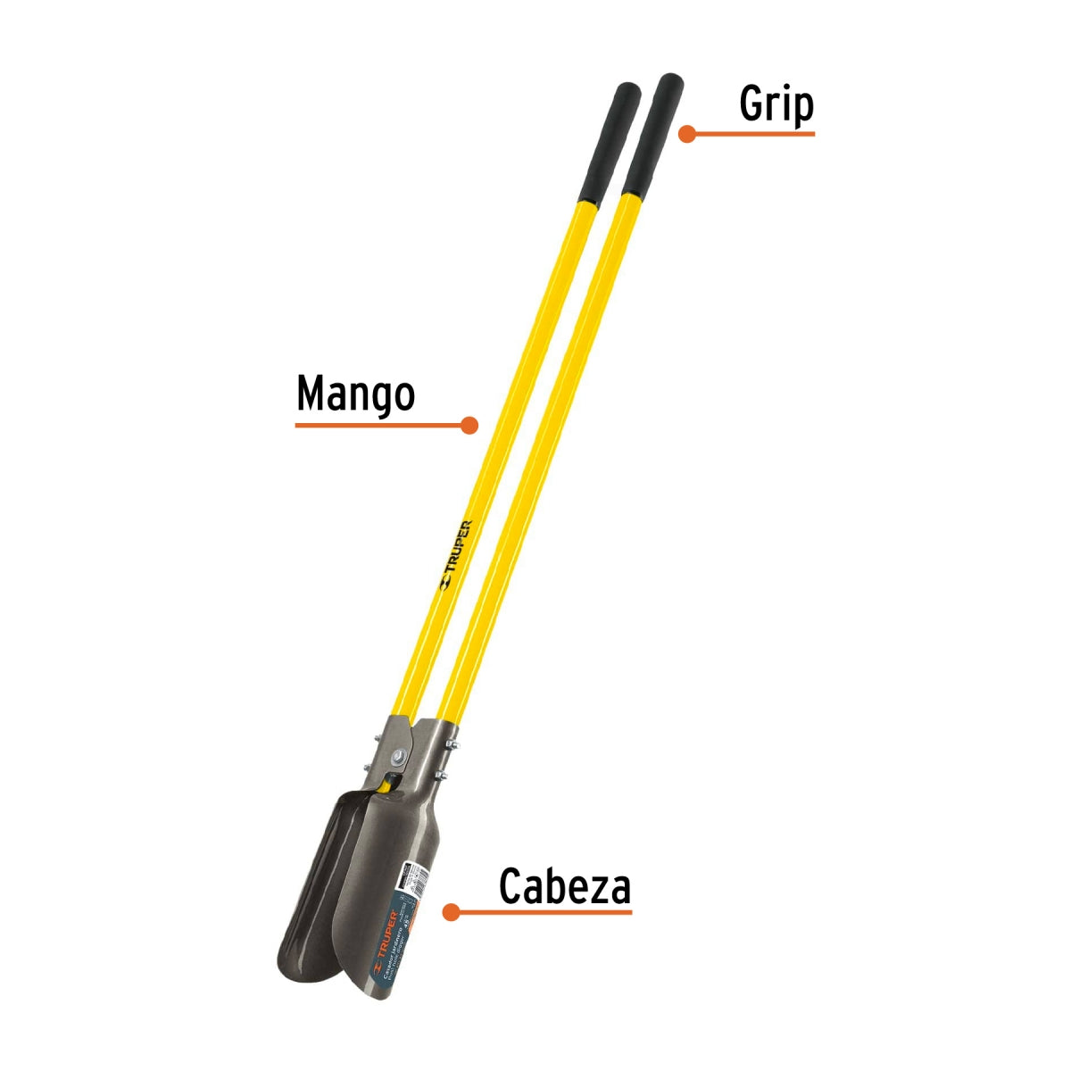 Cavador mangos fibra de vidrio 45" SKU:'100174