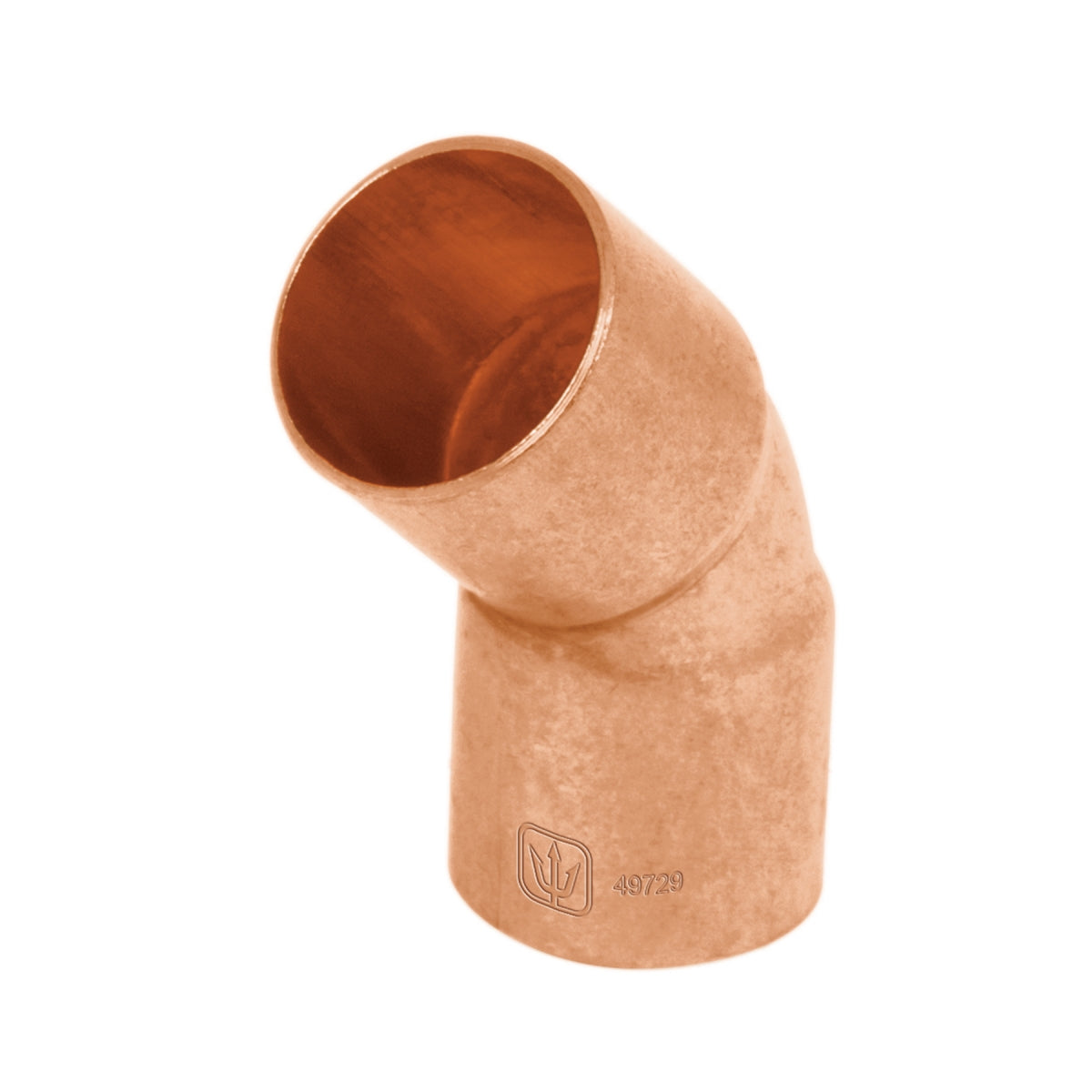 Codo 45º 3/4" cobre SKU:'49729