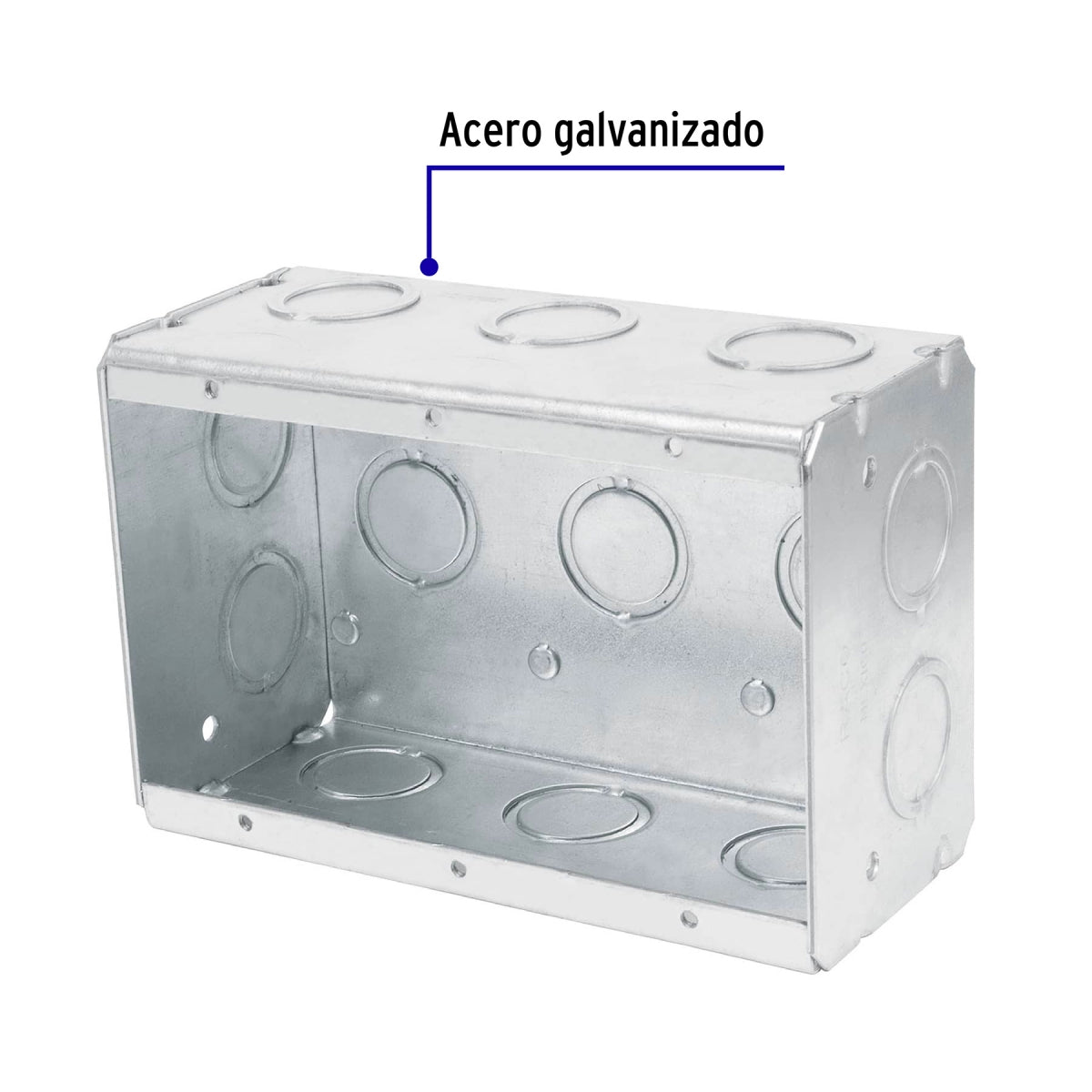 Caja tipo chalupa 4" x 6" reforzada SKU:'47312