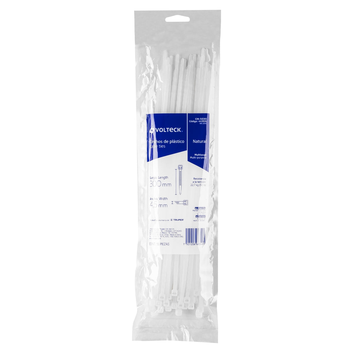 Cinchos blancos 30cm SKU:'44308