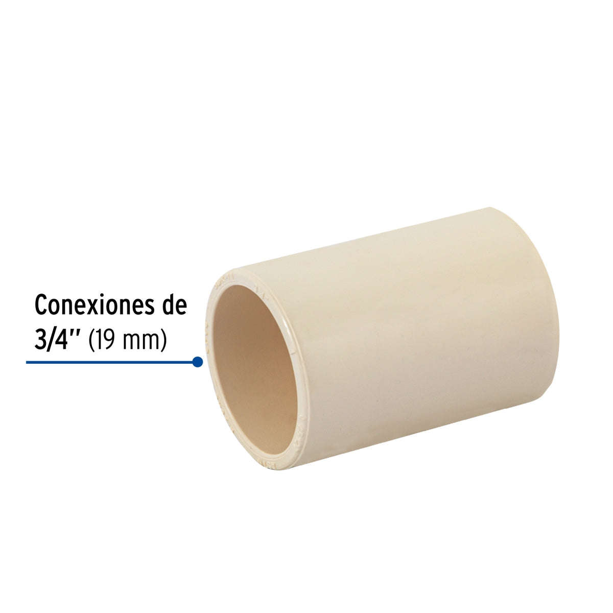 Cople 3/4" CPVC SKU:'45127