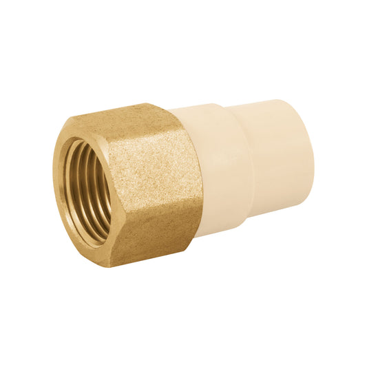 Adaptador hembra c/inserto metálico 1/2" CPVC SKU:'45107