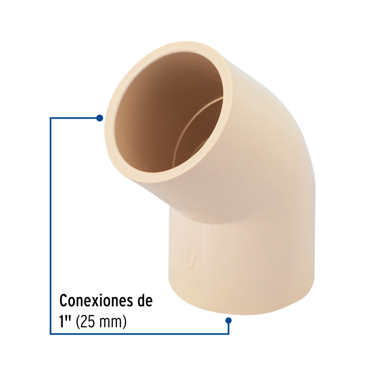 Codo 45° 1" CPVC SKU:'45088