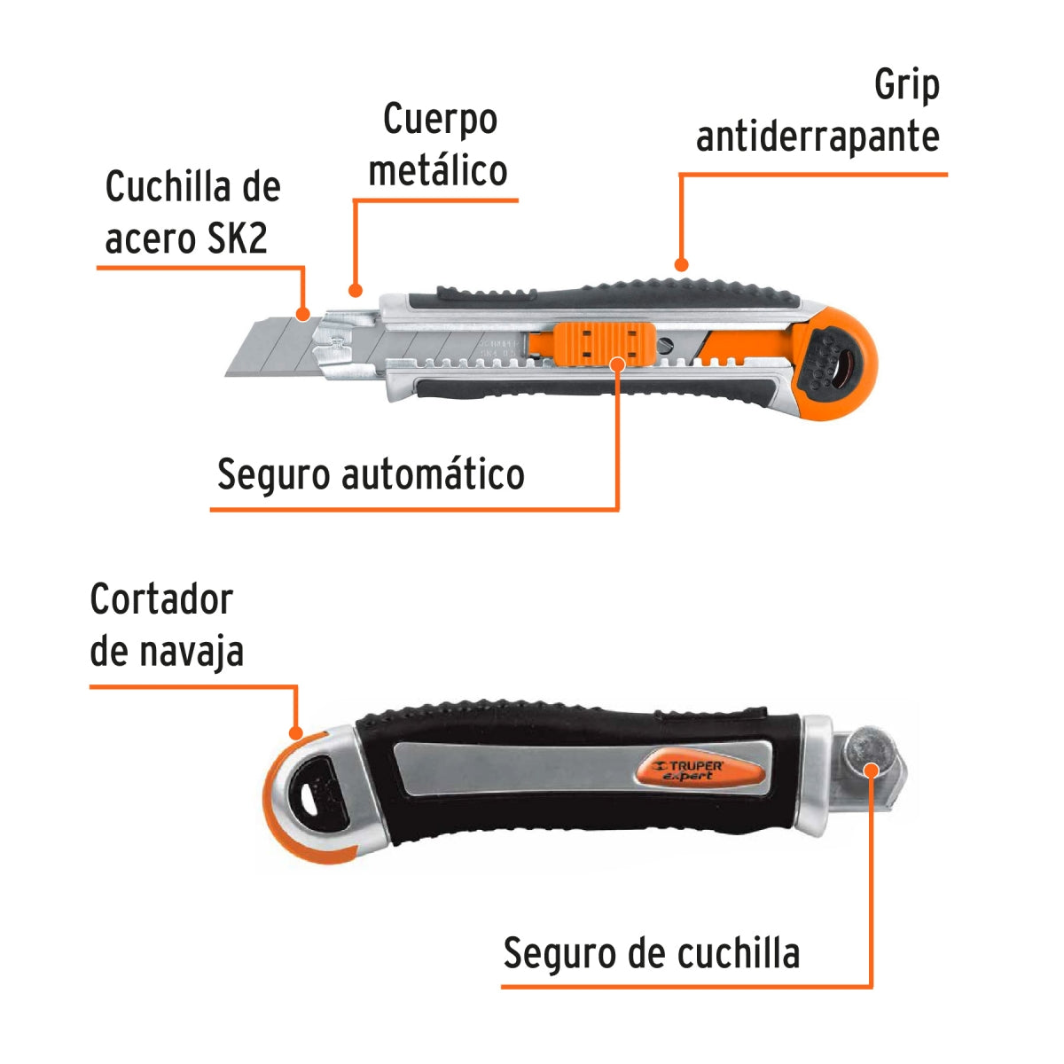 Navaja cutter uso rudo 18mm SKU:'16976