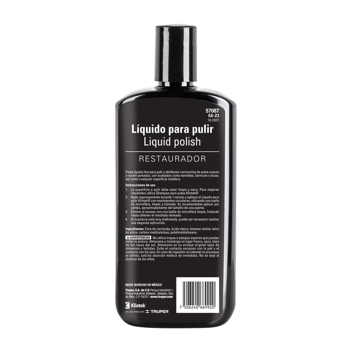 Polish líquido para auto 473ml SKU:'57087