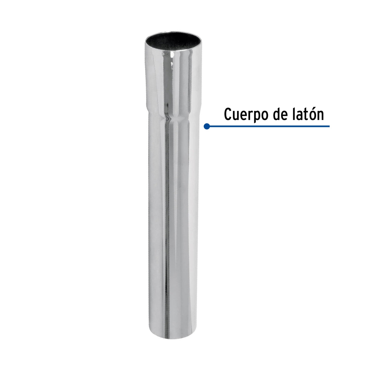 Extensión metálica 20cm p/contra de lavabo 1 1/4" SKU:'49297