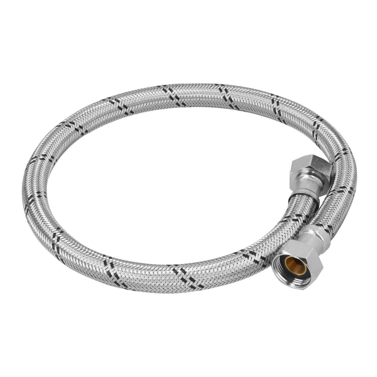Manguera p/boiler 40cm acero inoxidable 1/2" x 3/4" SKU:'49131