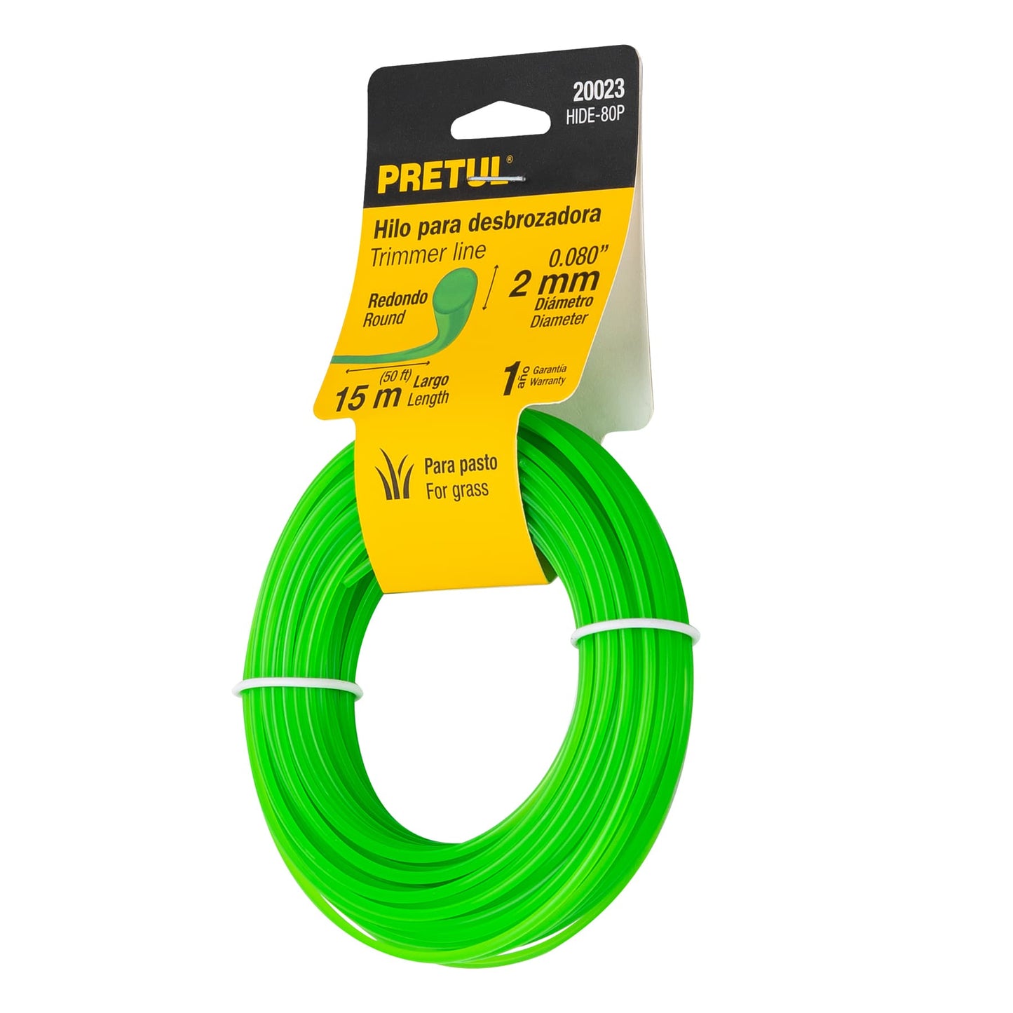 Hilo para desbrozadora 2mm x 15m SKU:'20023