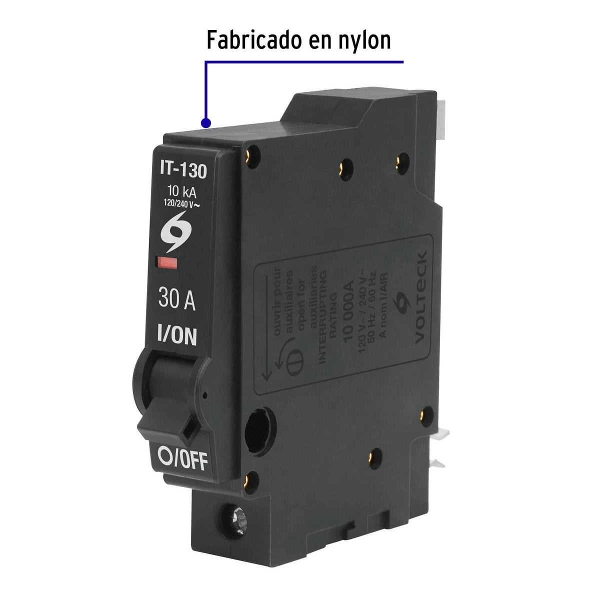 Interruptor termomagnético 1 polo 30A SKU:'46702