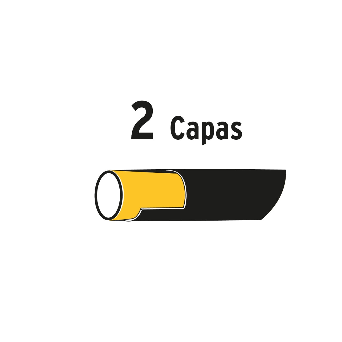 Manguera 1/2" 2 capas 10M SKU:'22130