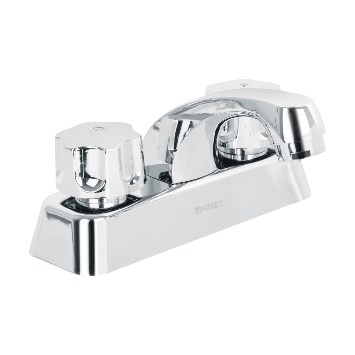 Mezcladora plástica 4" cuello corto p/lavabo manerales hexagonales (Basic) SKU:'49281