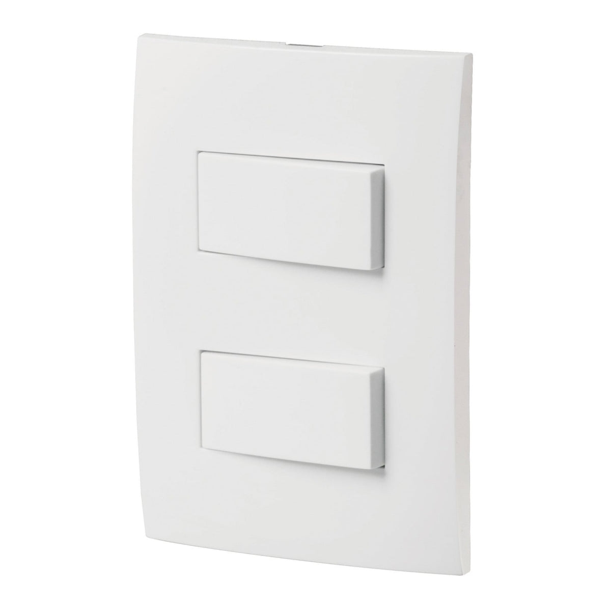 Placa armada doble 2 interruptores sencillos (Oslo) SKU:'46494