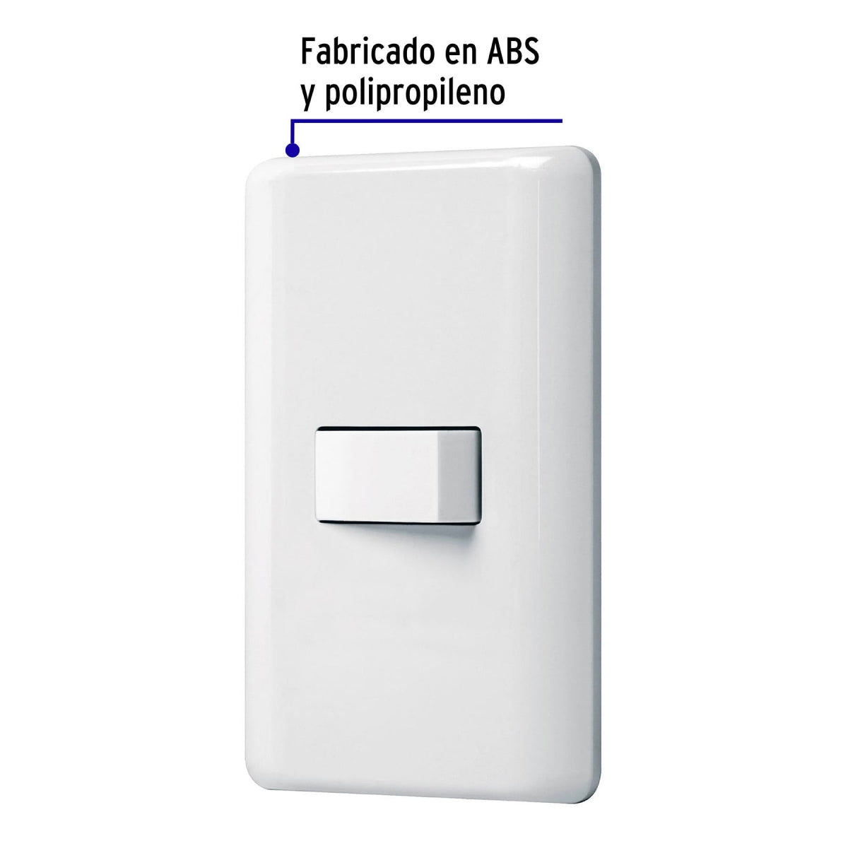 Placa armada 1 interruptor sencillo (Basic) SKU:'25078