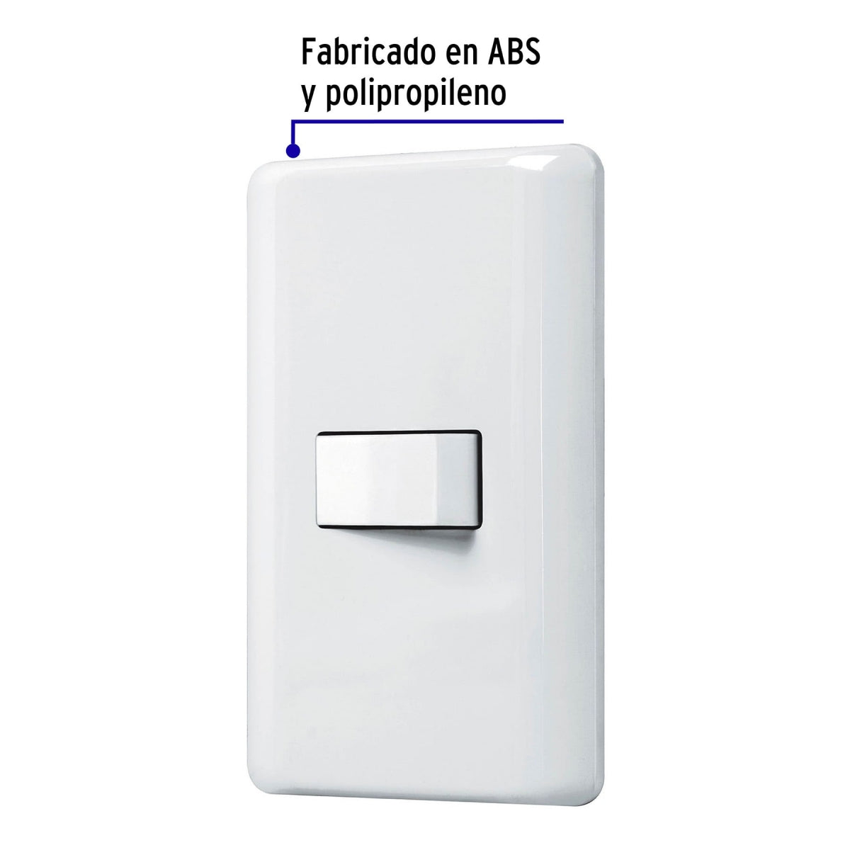Placa armada 1 interruptor escalera (Basic) SKU:'25084