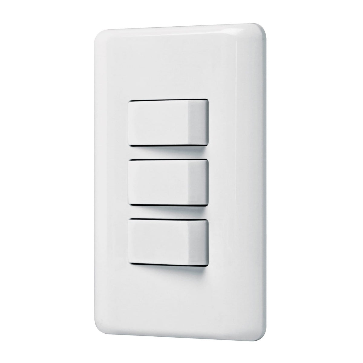Placa armada triple 3 interruptores sencillos (Basic) SKU:'25083