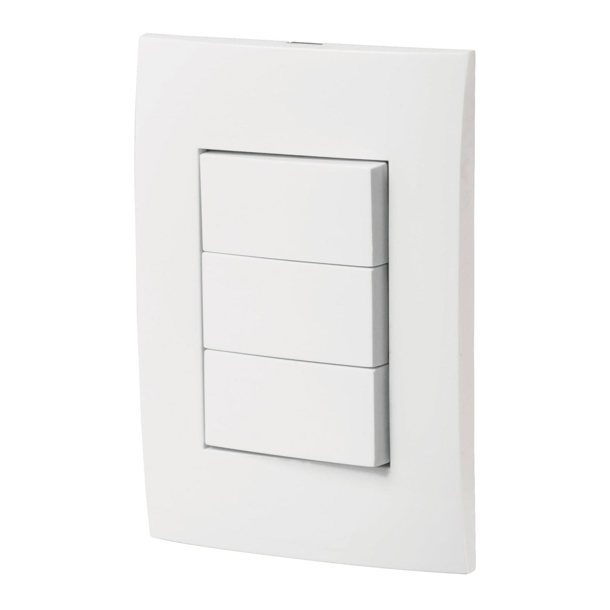 Placa armada triple 3 interruptores sencillos (Oslo) SKU:'46496