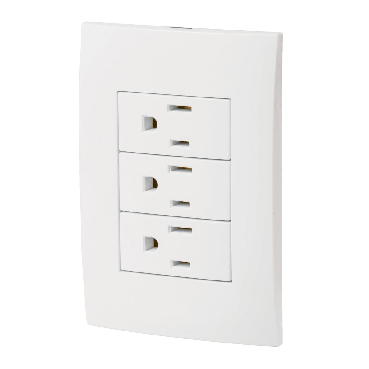 Placa armada triple 3 contactos (Oslo) SKU:'46491