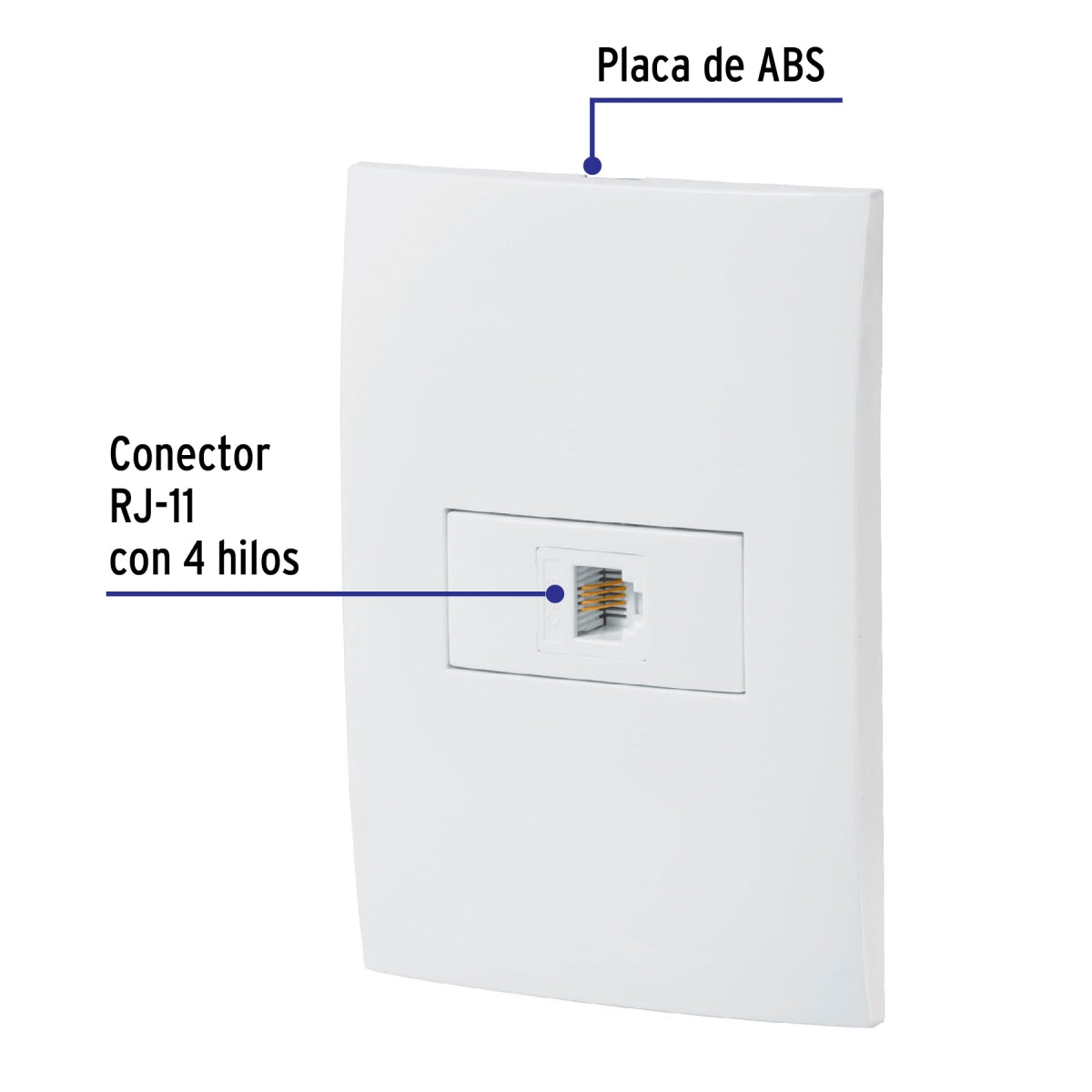 Placa armada entrada para teléfono (Oslo) SKU:'46541