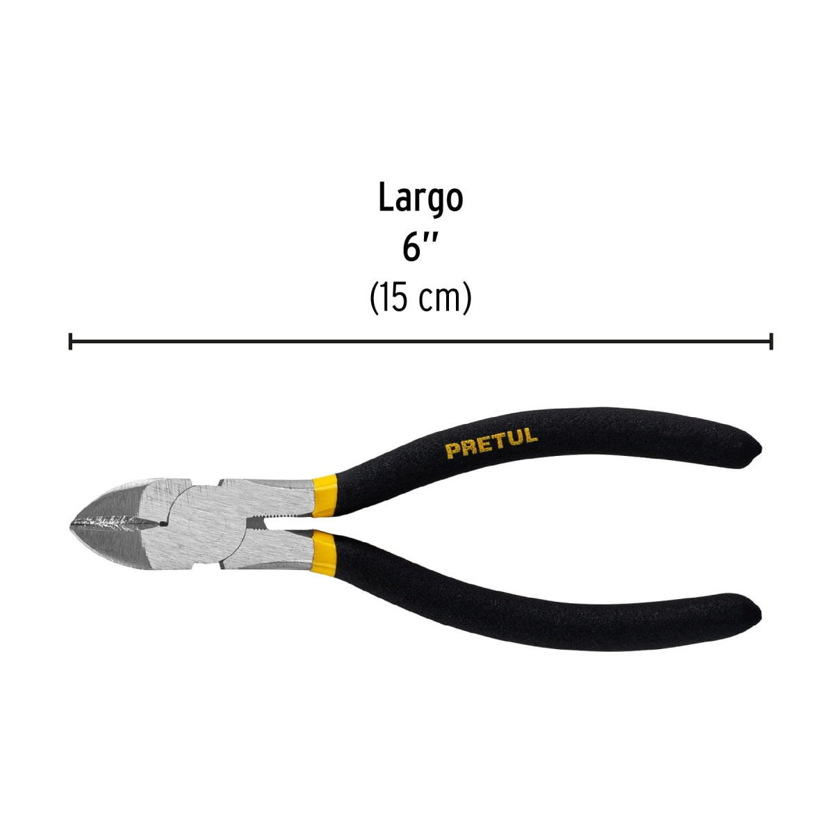 Pinza corte diagonal 6" SKU:'22636