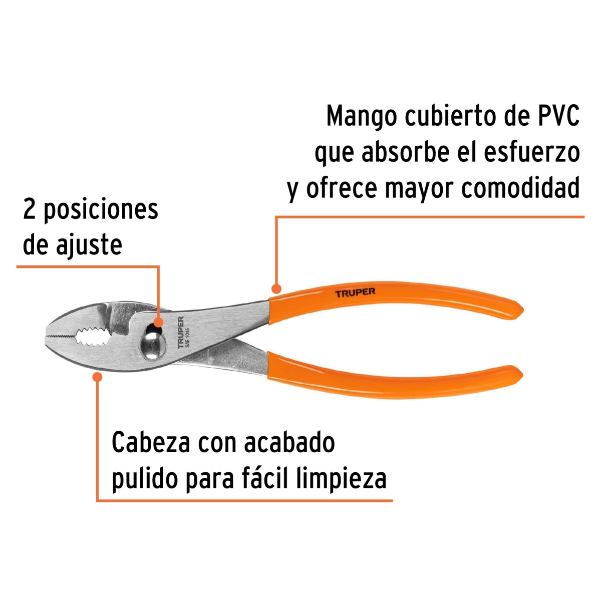 Pinza chofer 10" SKU:'17302