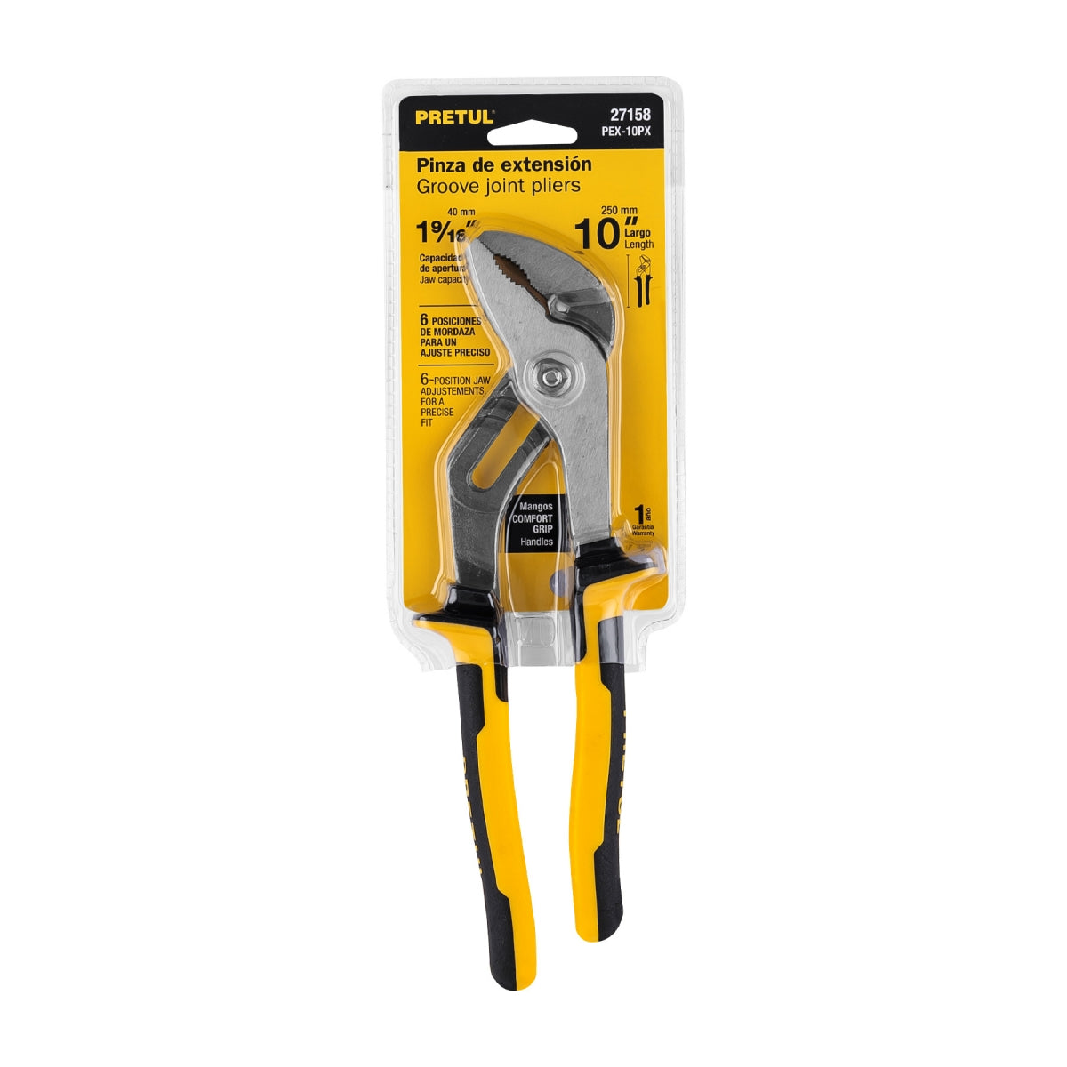 Pinza chofer de extensión 10" Comfort Grip SKU:'27158