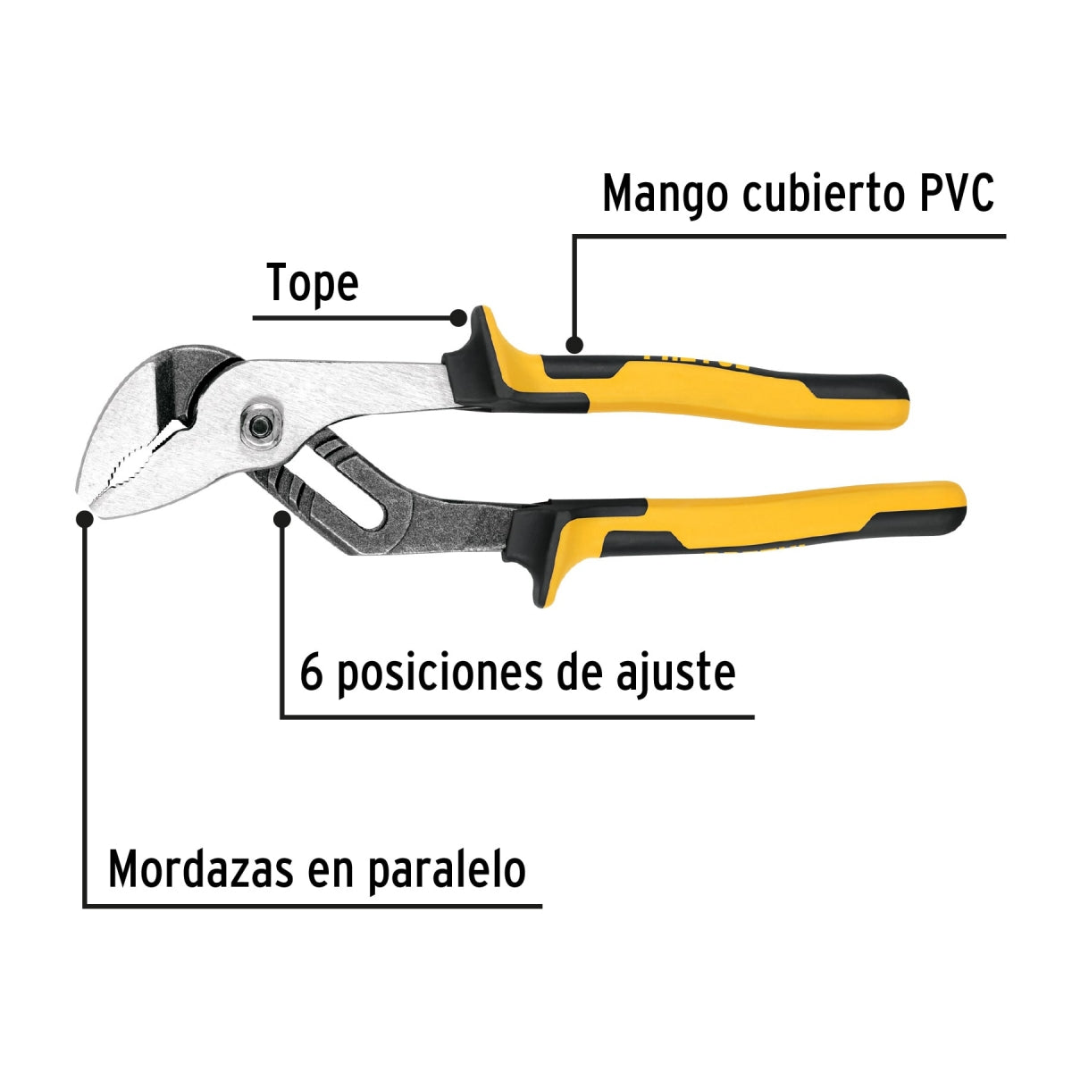 Pinza chofer de extensión 10" Comfort Grip SKU:'27158