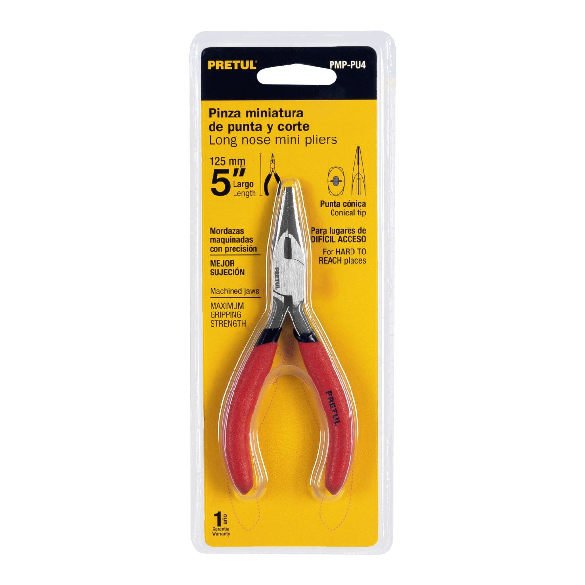Pinza mini punta y corte 5" SKU:'22662