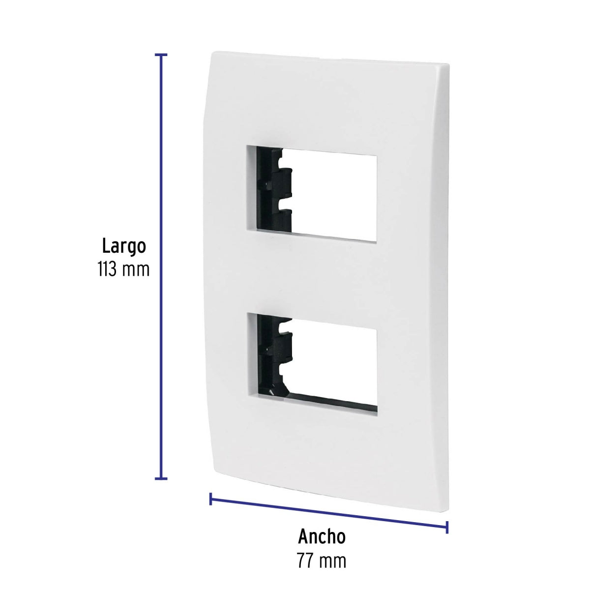 Placa 2 ventanas (Oslo) SKU:'48304