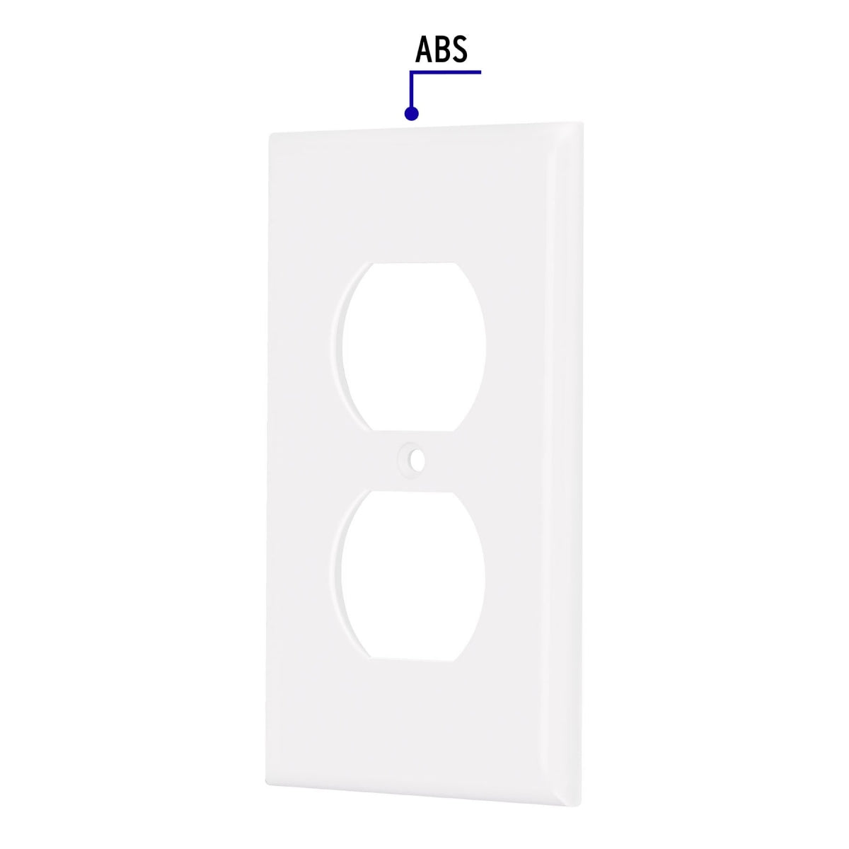 Placa 2 ventanas color blanco (Standard) SKU:'40241