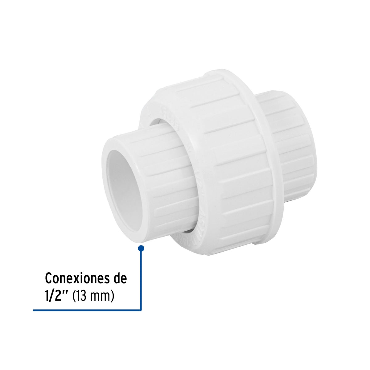 Tuerca unión 1/2" PVC cédula 40 SKU:'45435