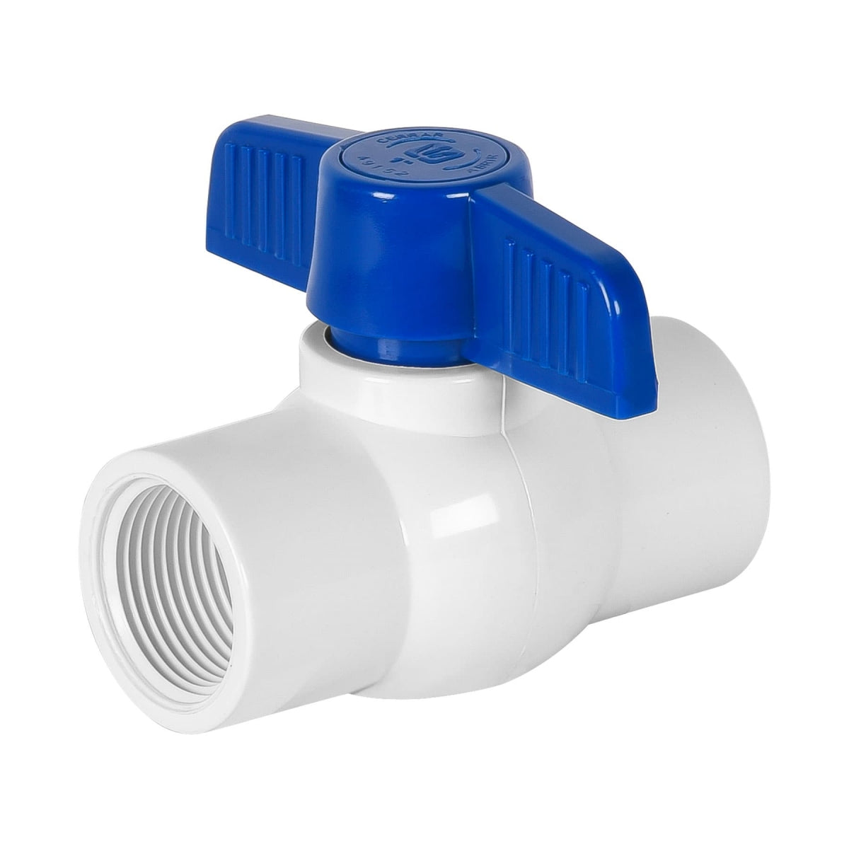 Válvula esfera roscable 1" PVC cédula 40 SKU:'49152