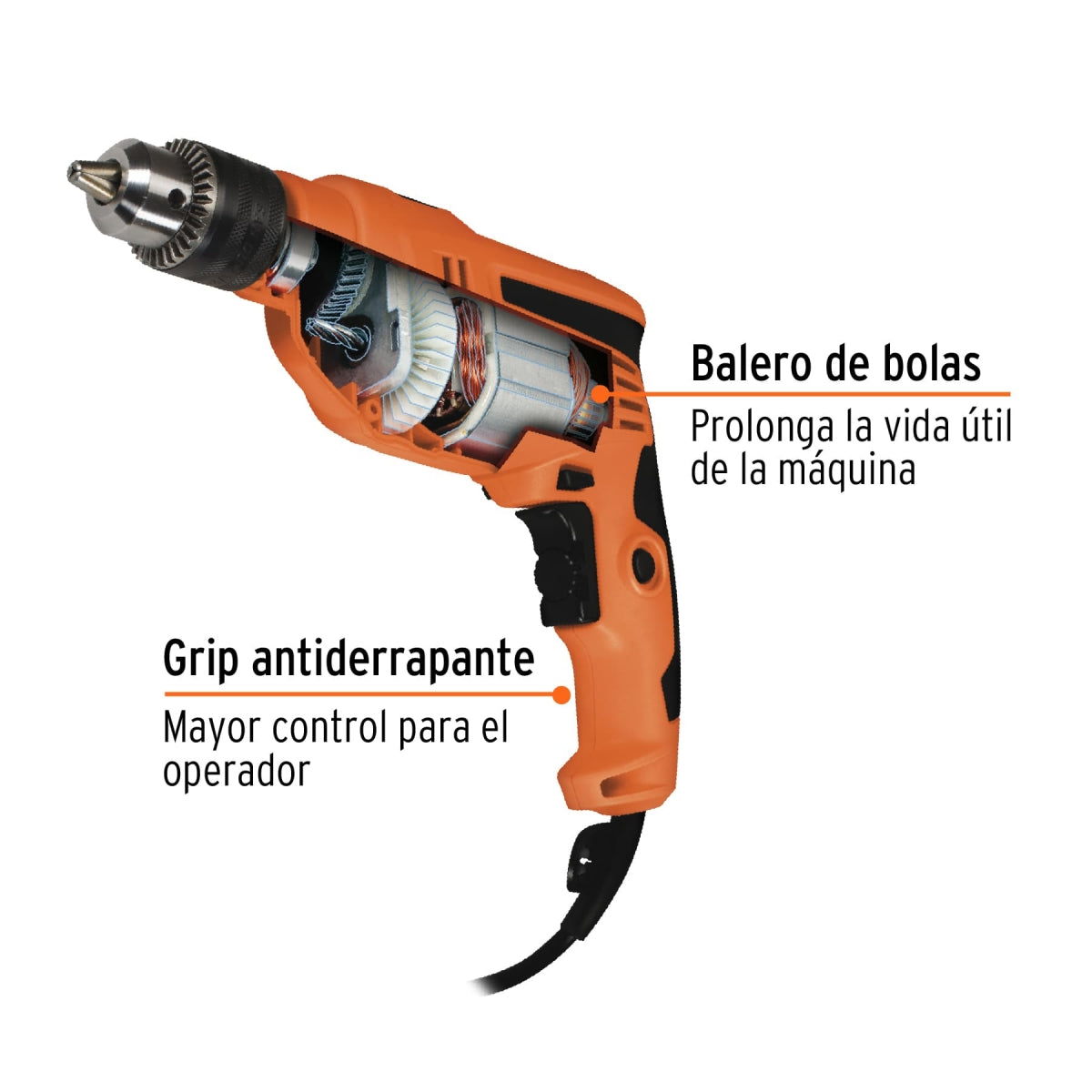Rotomartillo profesional 1/2" 600W SKU:'101273