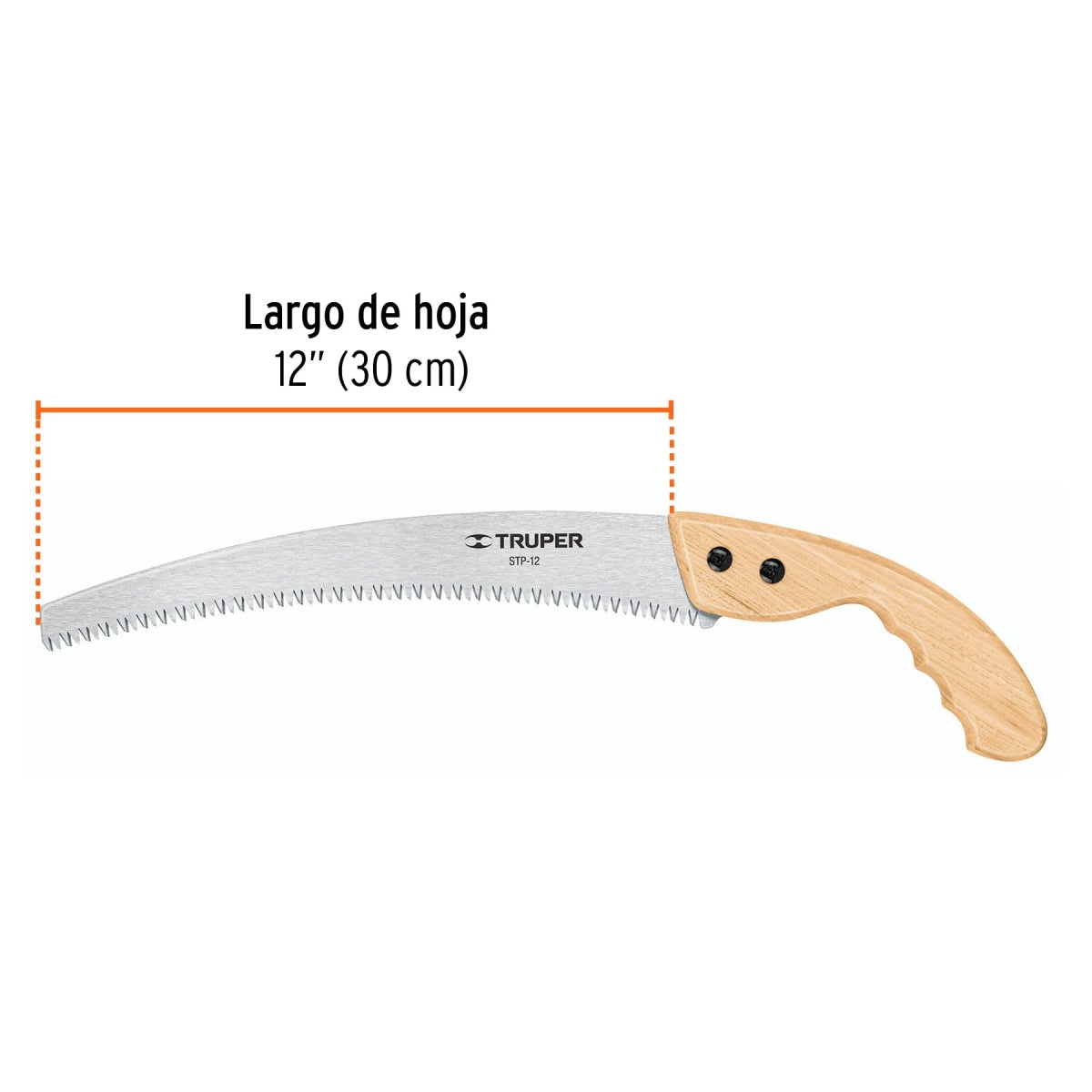 Serrucho de poda 12" hoja curva SKU:'18171