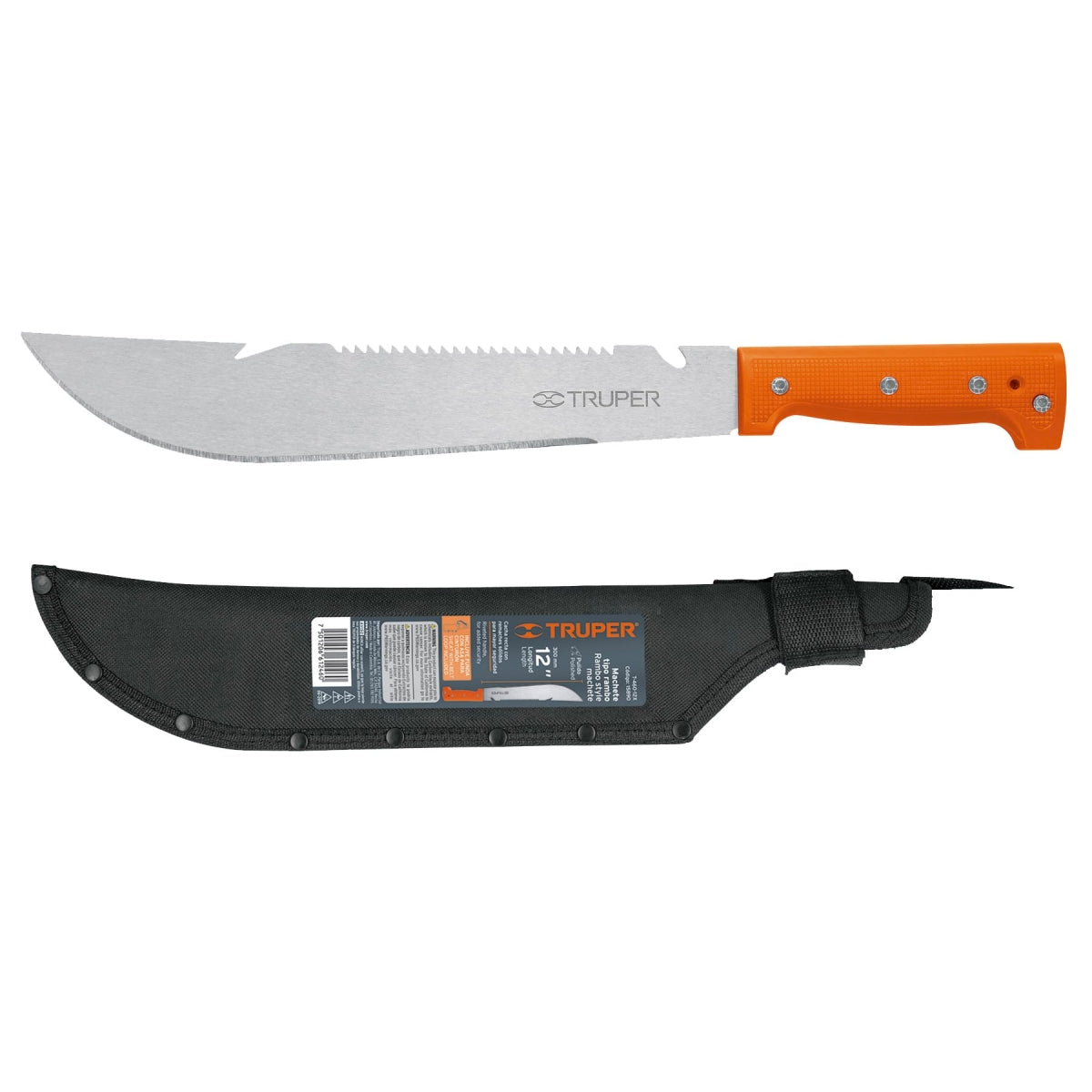 Machete tipo rambo 12" con funda SKU:'15890