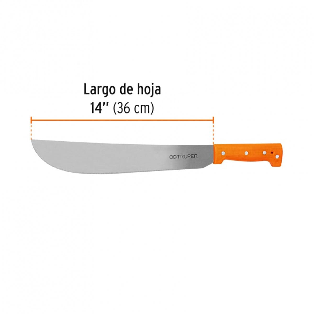 Machete estándar 14" SKU:'15883