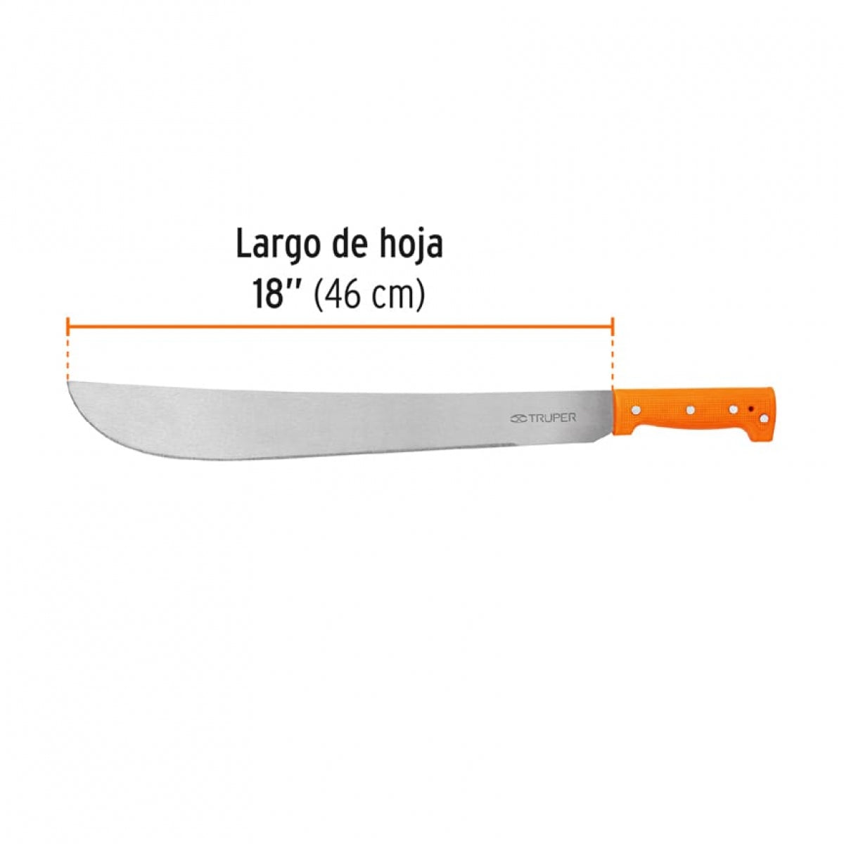 Machete estándar 18" SKU:'15885