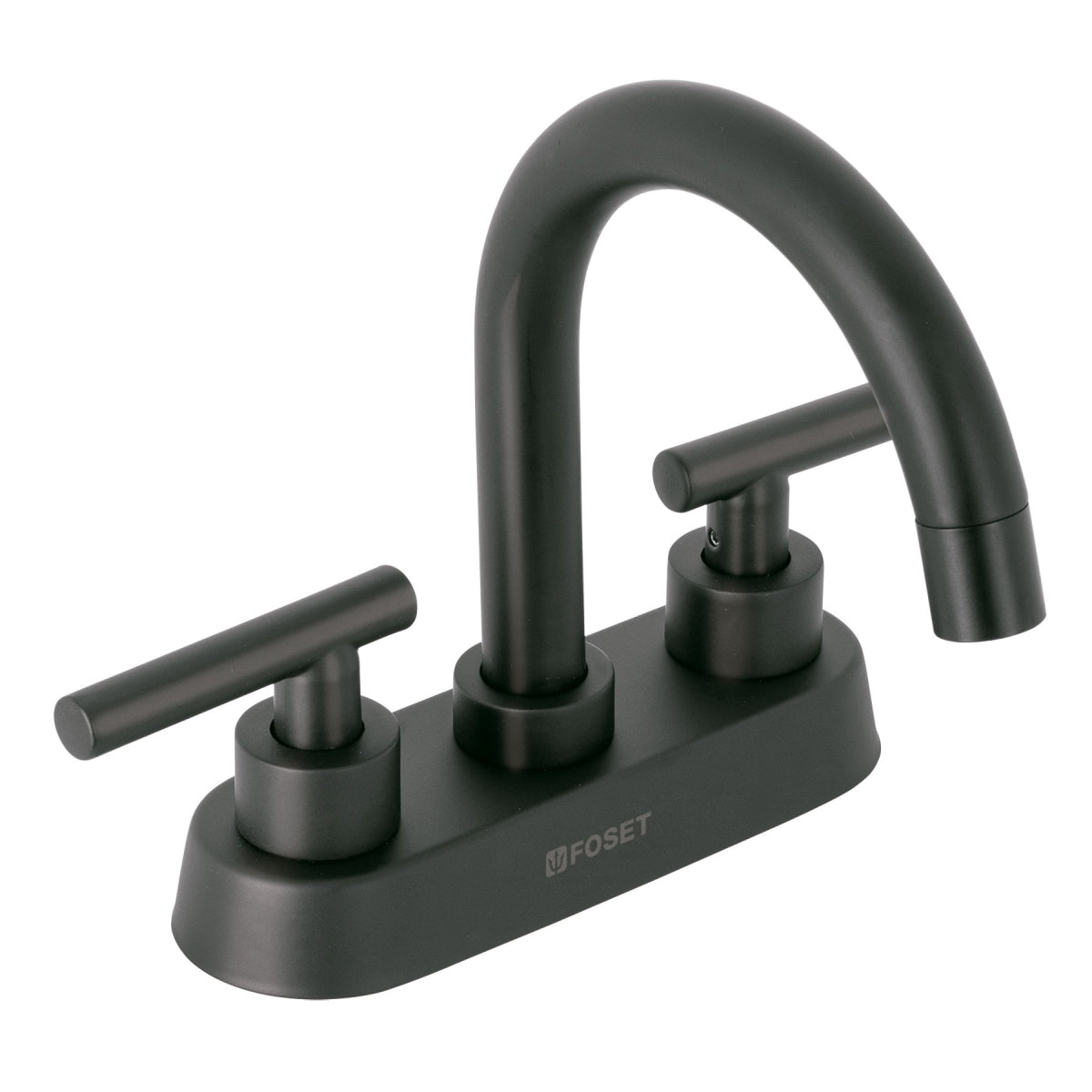 Mezcladora metálica 4" tipo bar p/lavabo negro mate manerales tipo palanca (Tubig) SKU:'46752